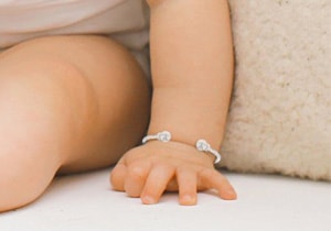 Baby's Pearl Baptism Bracelet | Molly B London | Baptism Jewelry