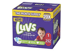 LUVS Ultra Leakguards Disposable Diapers.1